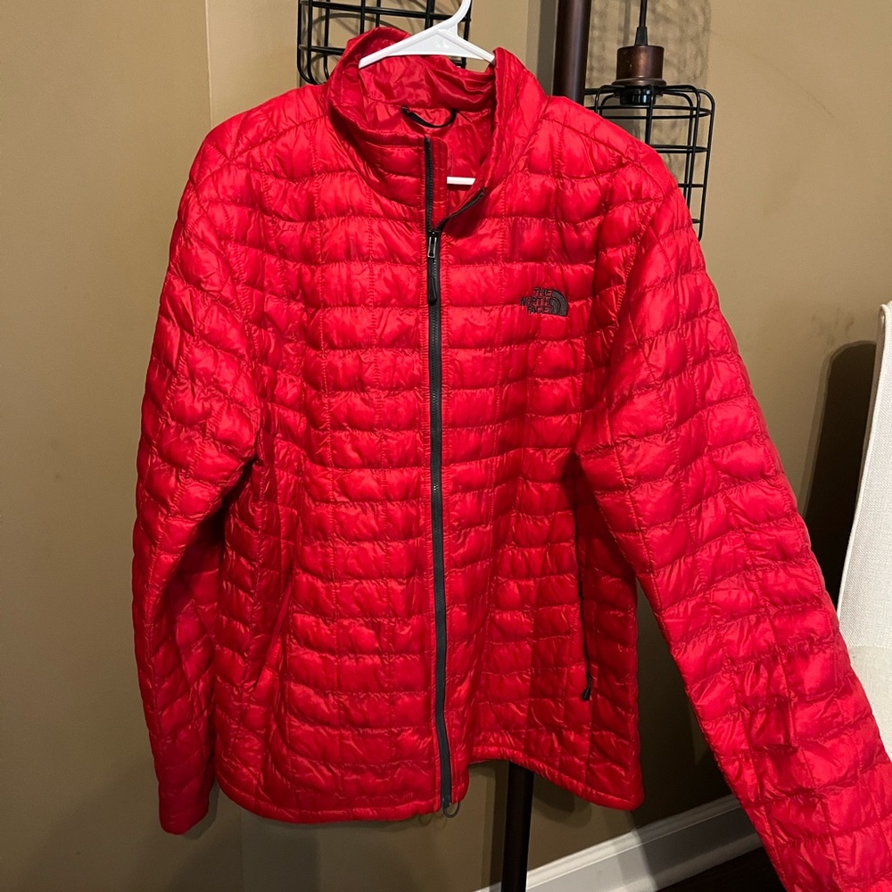 The North Face Red Lightweight Puffer Jacket